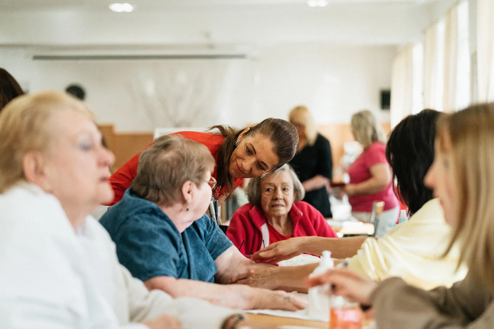 Mental health support session